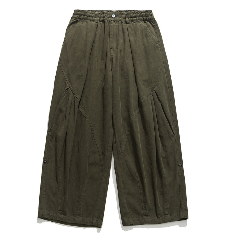 Men's Canvas Carpenter Pants in Green