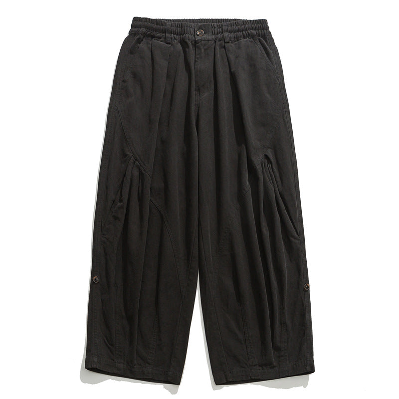 Men's Canvas Carpenter Pants in Black