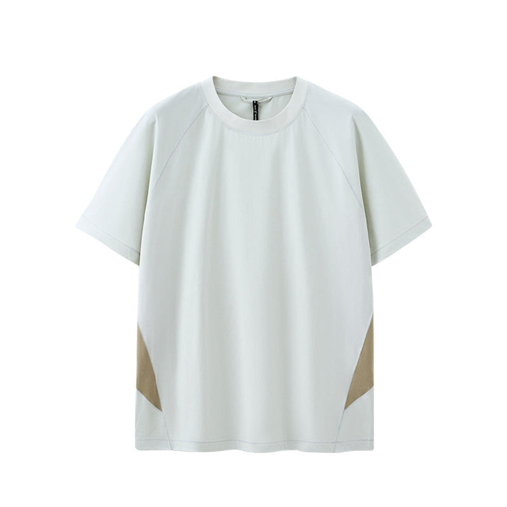 Quick-Dry Performance T-Shirt - Oversized T-Shirt 100% Polyester - White