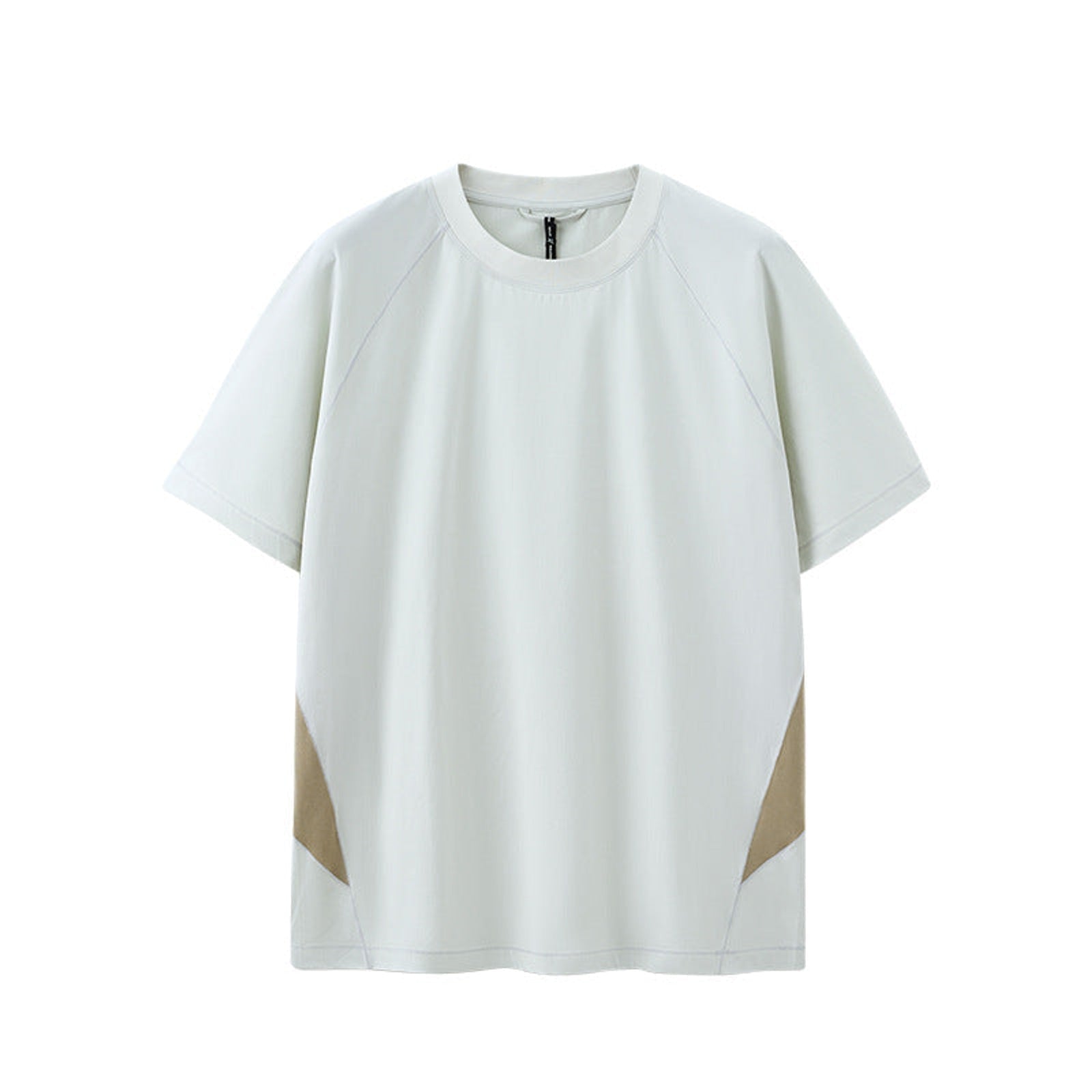 Quick-Dry Performance T-Shirt - Oversized T-Shirt 100% Polyester - White