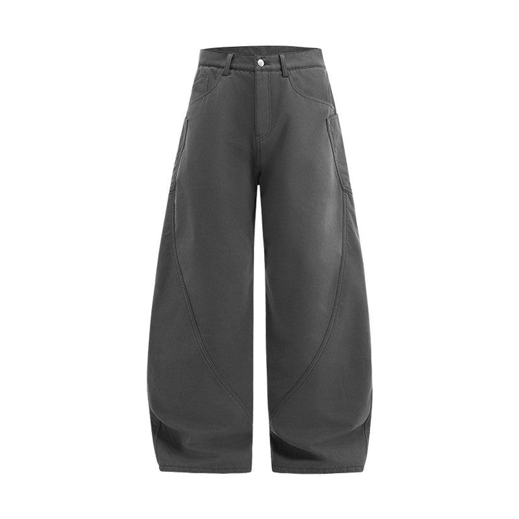 100% Cotton Stretch Pants - Gray 2