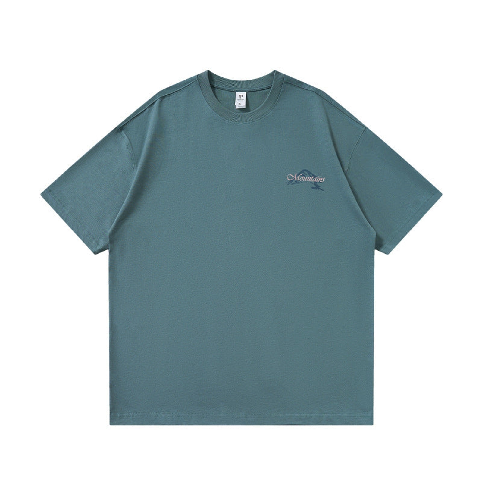 Outdoor Heavyweight Cotton Graphic T-Shirt - Outdoor Graphic T-Shirt - Gray