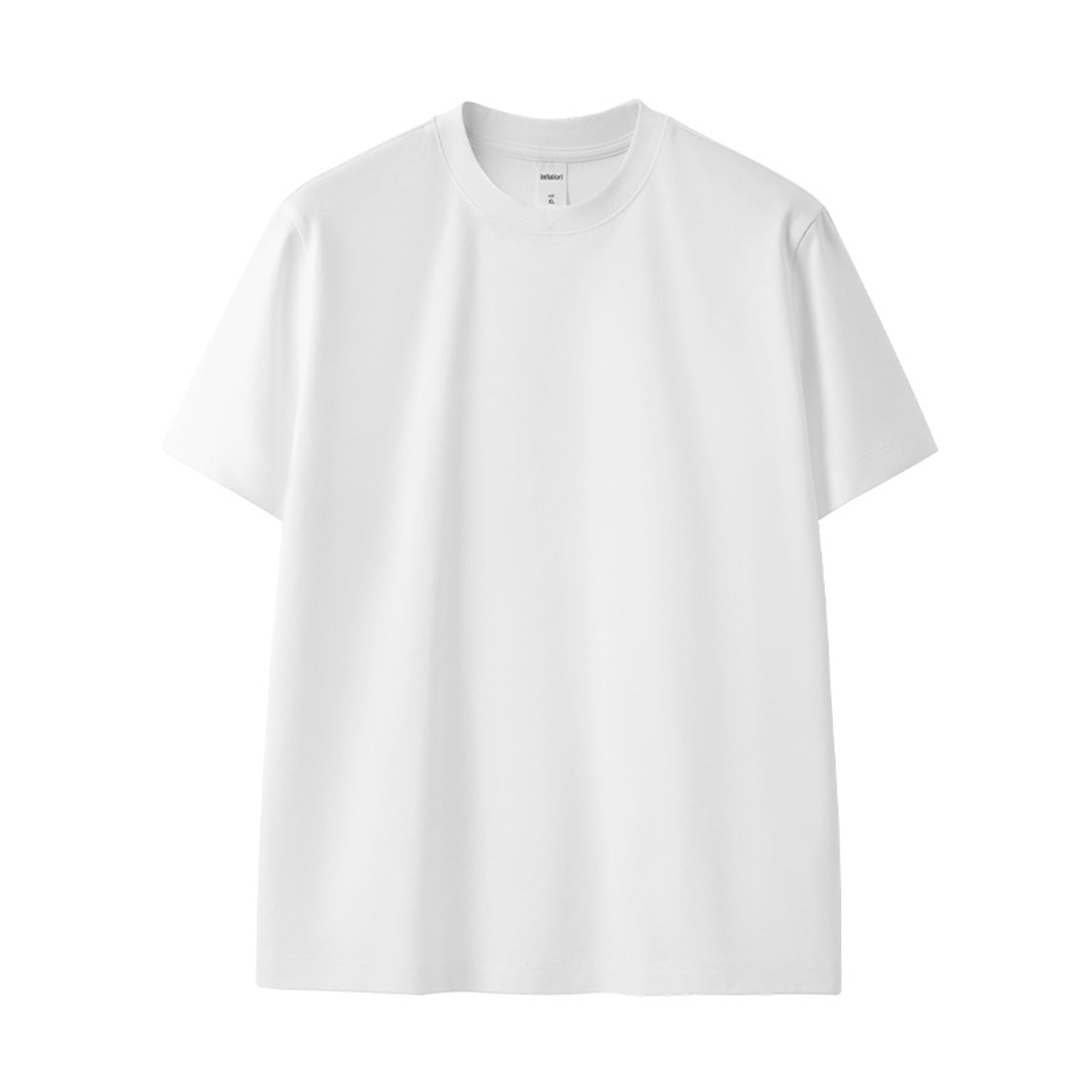 Stretch Cotton Fitness T-Shirt - White