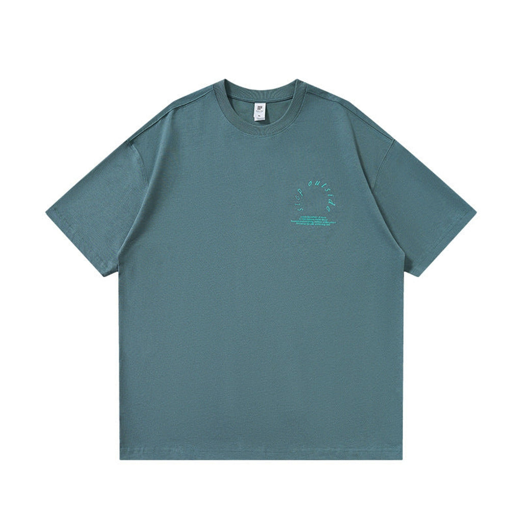 Outdoor Heavyweight Cotton Graphic T-Shirt - Outdoor Graphic T-Shirt - Gray 2