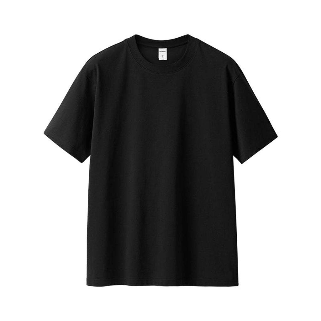 Stretch Cotton Fitness T-Shirt - Black