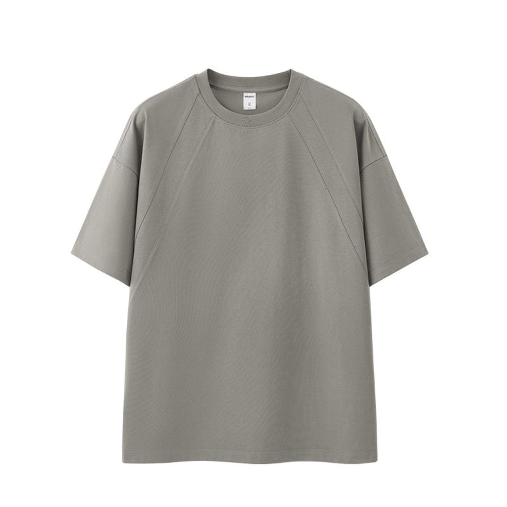Oversized T-Shirt Cotton-Blend - Gray