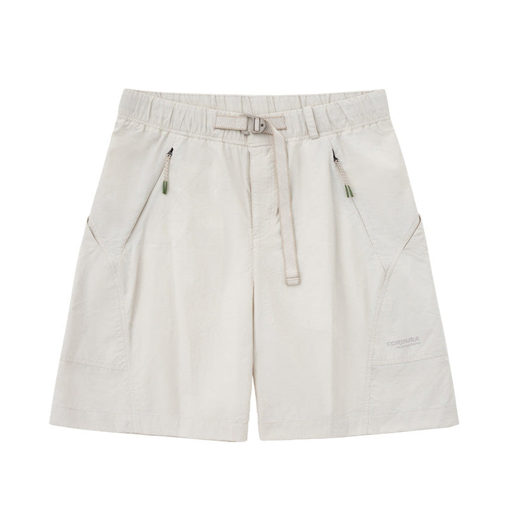 CORDURA Drawstring Cargo Shorts - White