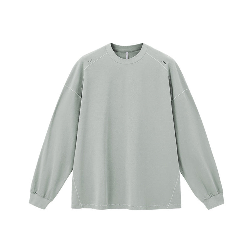 Moisture-Wicking Long-Sleeve T-Shirt - Moisture-Wicking T-Shirt - Ash