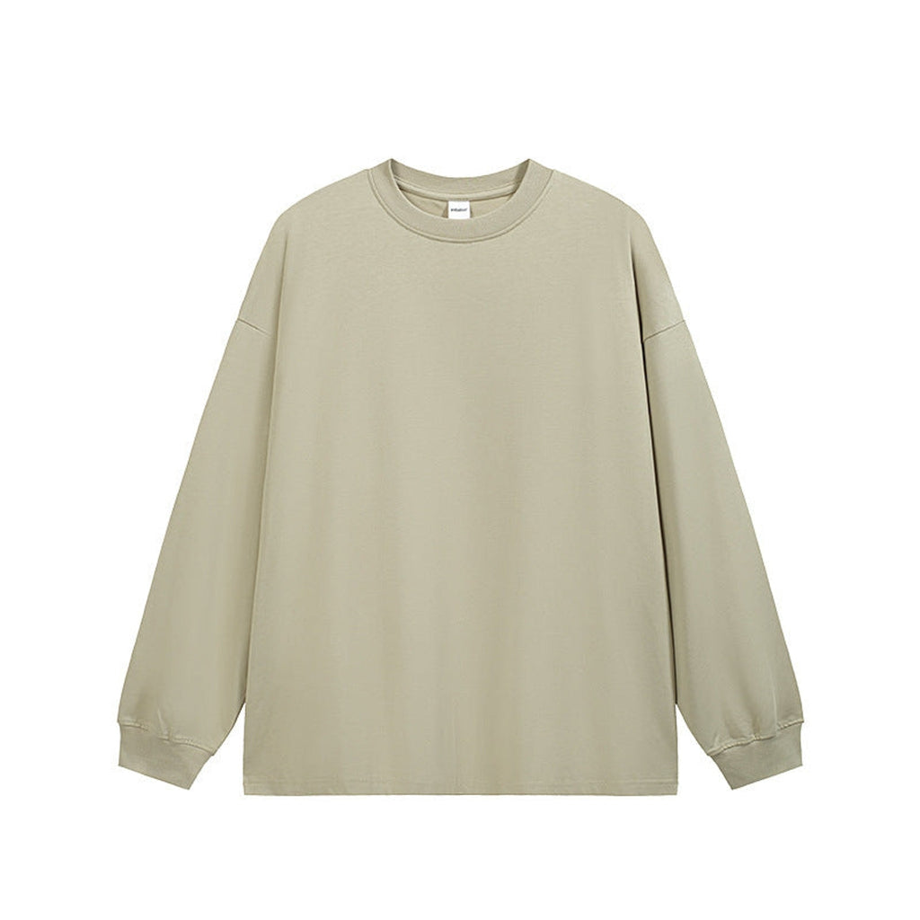 Heavyweight Long-Sleeve T-Shirt - Heavyweight T-Shirt - Beige