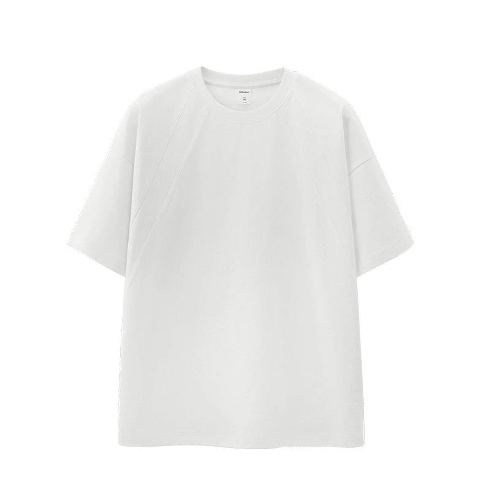 Oversized T-Shirt Cotton-Blend - White