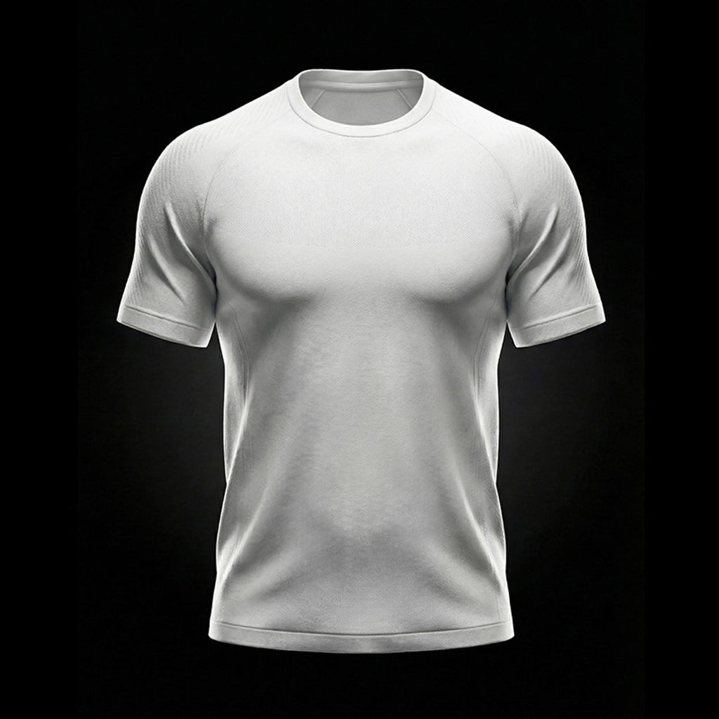 Quick-Dry Seamless T-Shirt - White