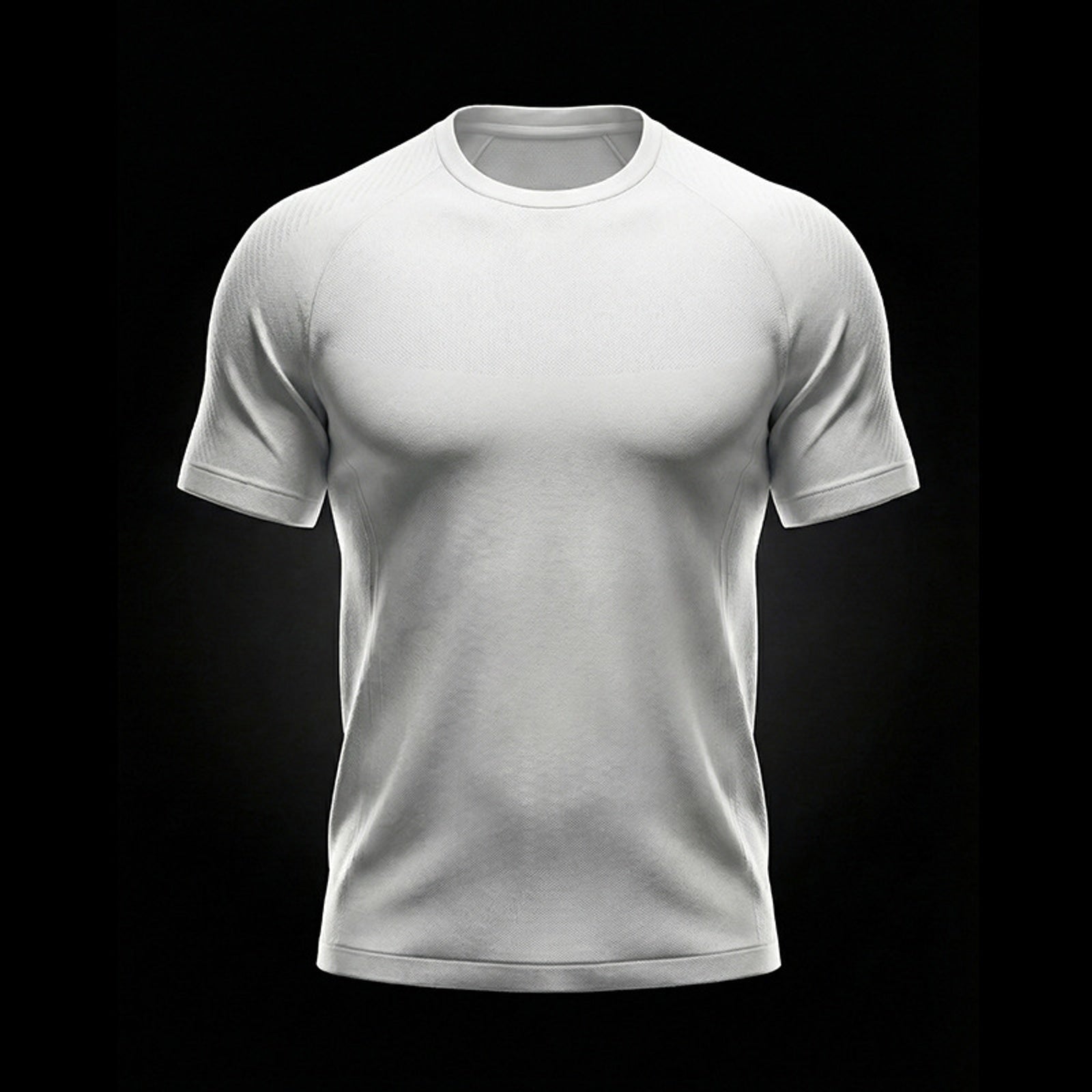 Quick-Dry Seamless T-Shirt - White