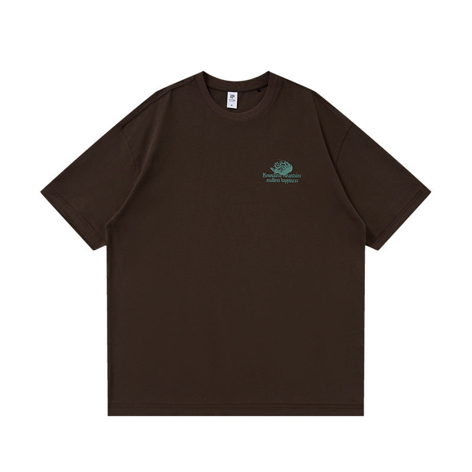 Outdoor Heavyweight Cotton Graphic T-Shirt - Outdoor Graphic T-Shirt - Brown 2