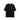 Heavyweight Sports Graphic T-Shirt - Black flat lay