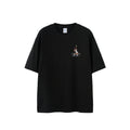 mens short short sleeve t shirts - Black