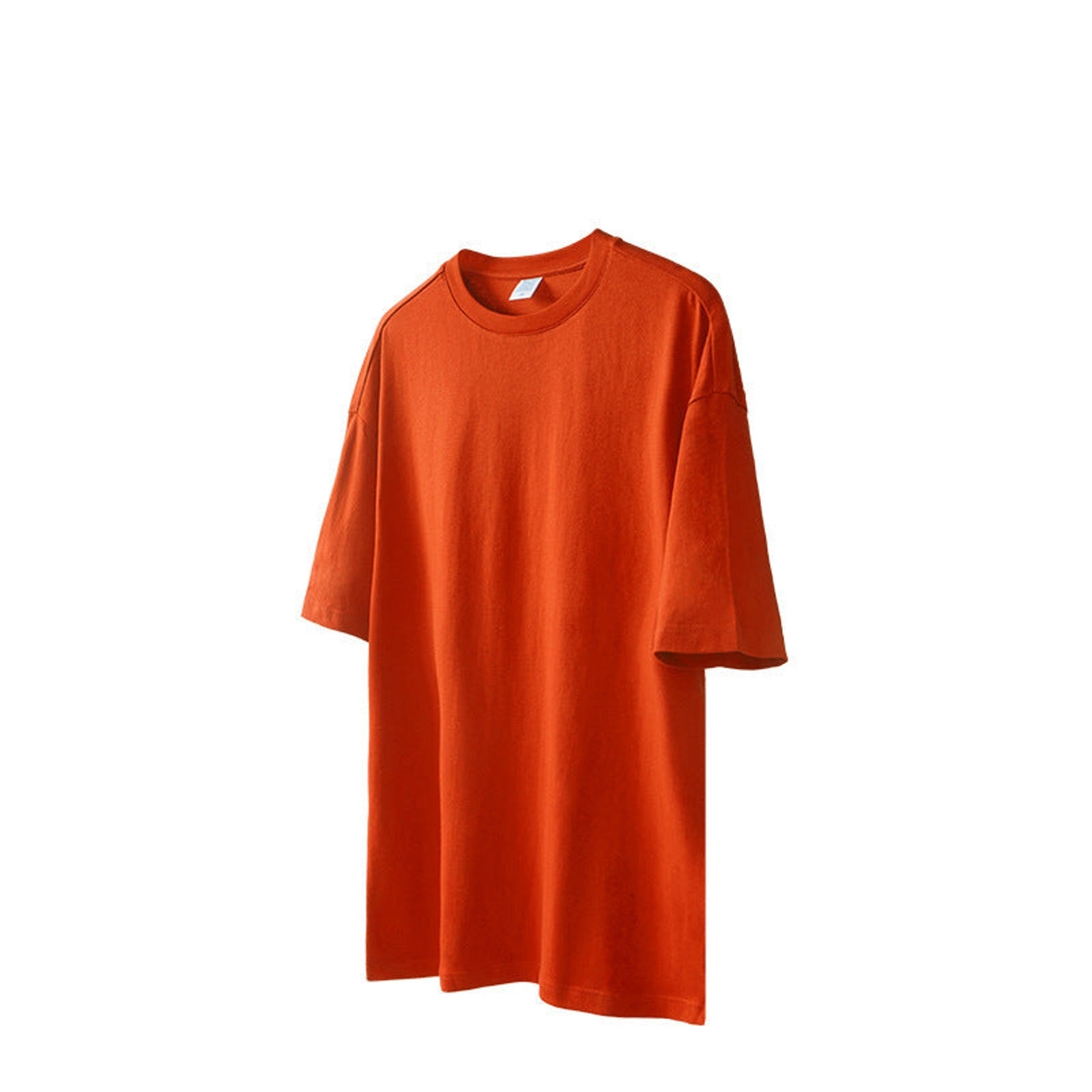 Heavyweight Cotton T-Shirt - Orange