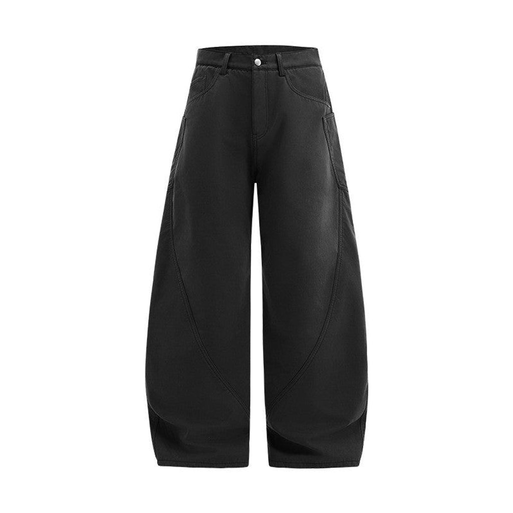 100% Cotton Stretch Pants - Black 2