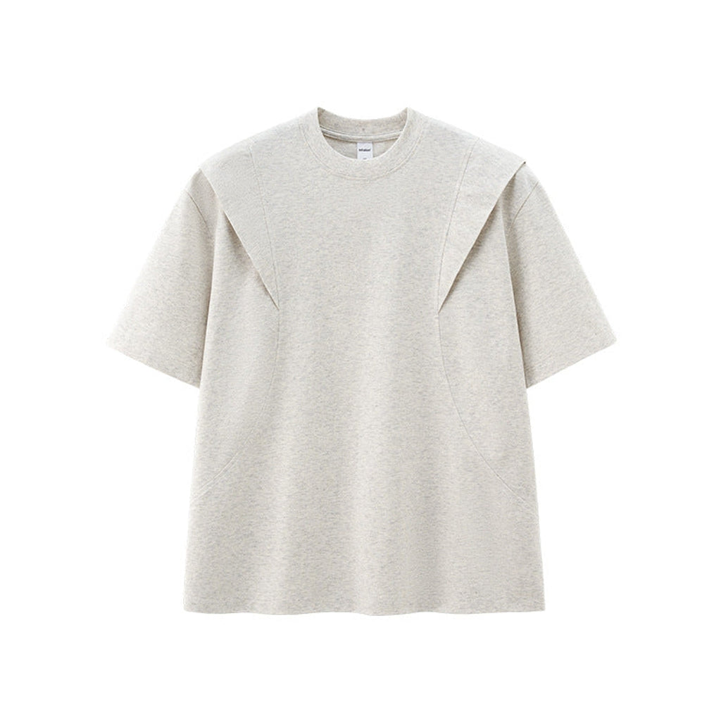 Heavyweight Cool-Touch Patchwork T-Shirt - Flower Ash