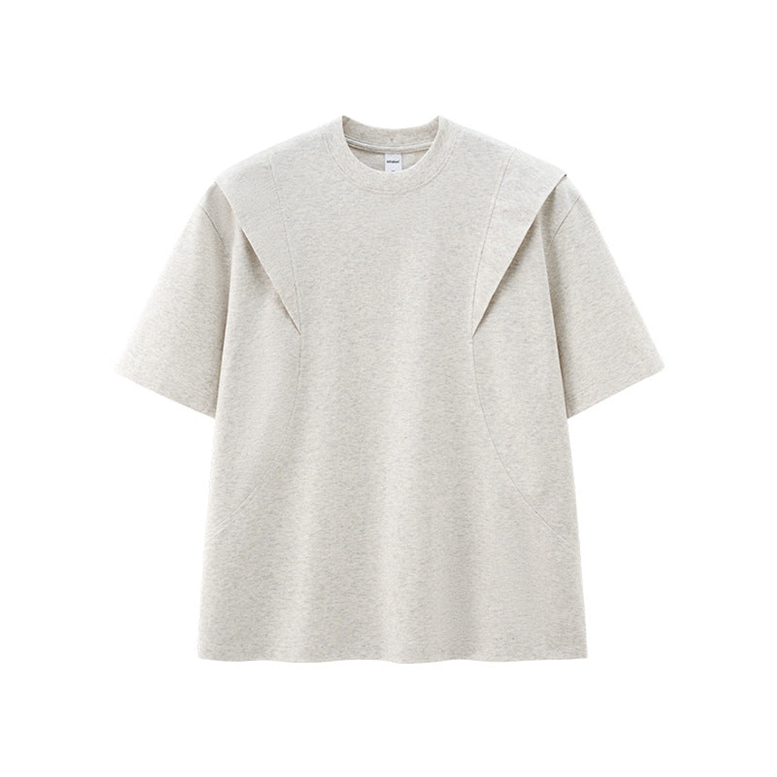 Heavyweight Cool-Touch Patchwork T-Shirt - Flower Ash