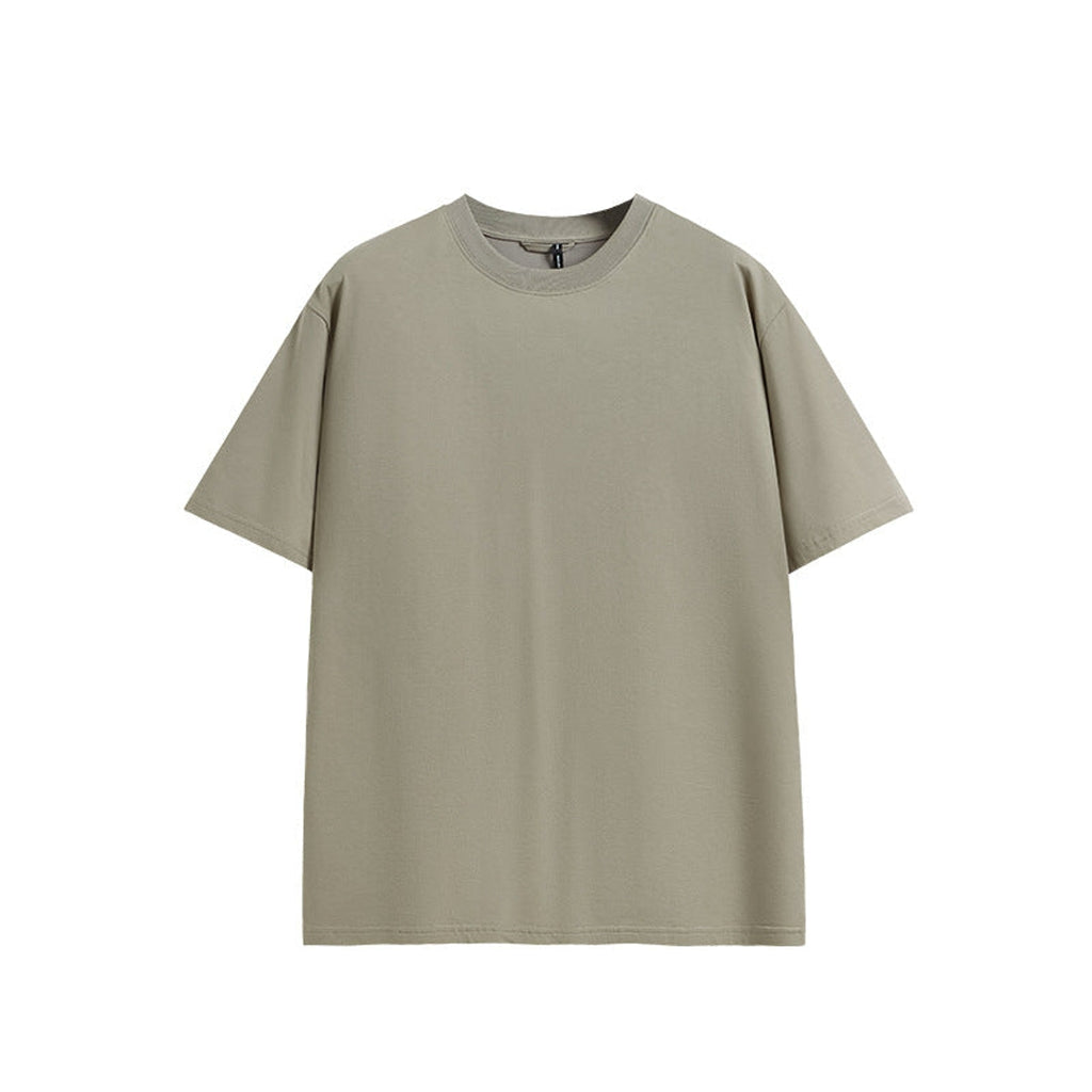 Men's Heavyweight Cotton-Blend T-Shirt - Khaki