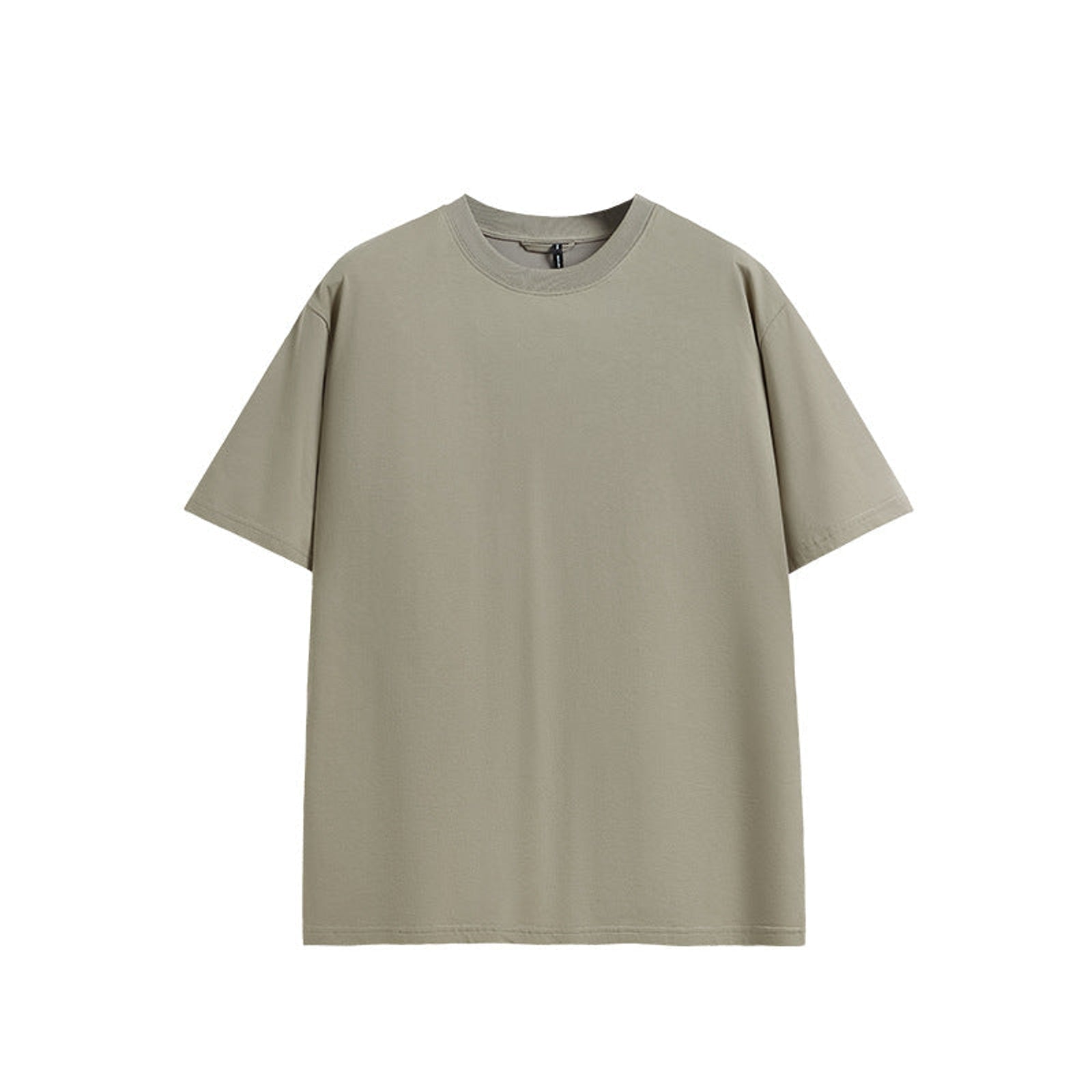 Men's Heavyweight Cotton-Blend T-Shirt - Khaki