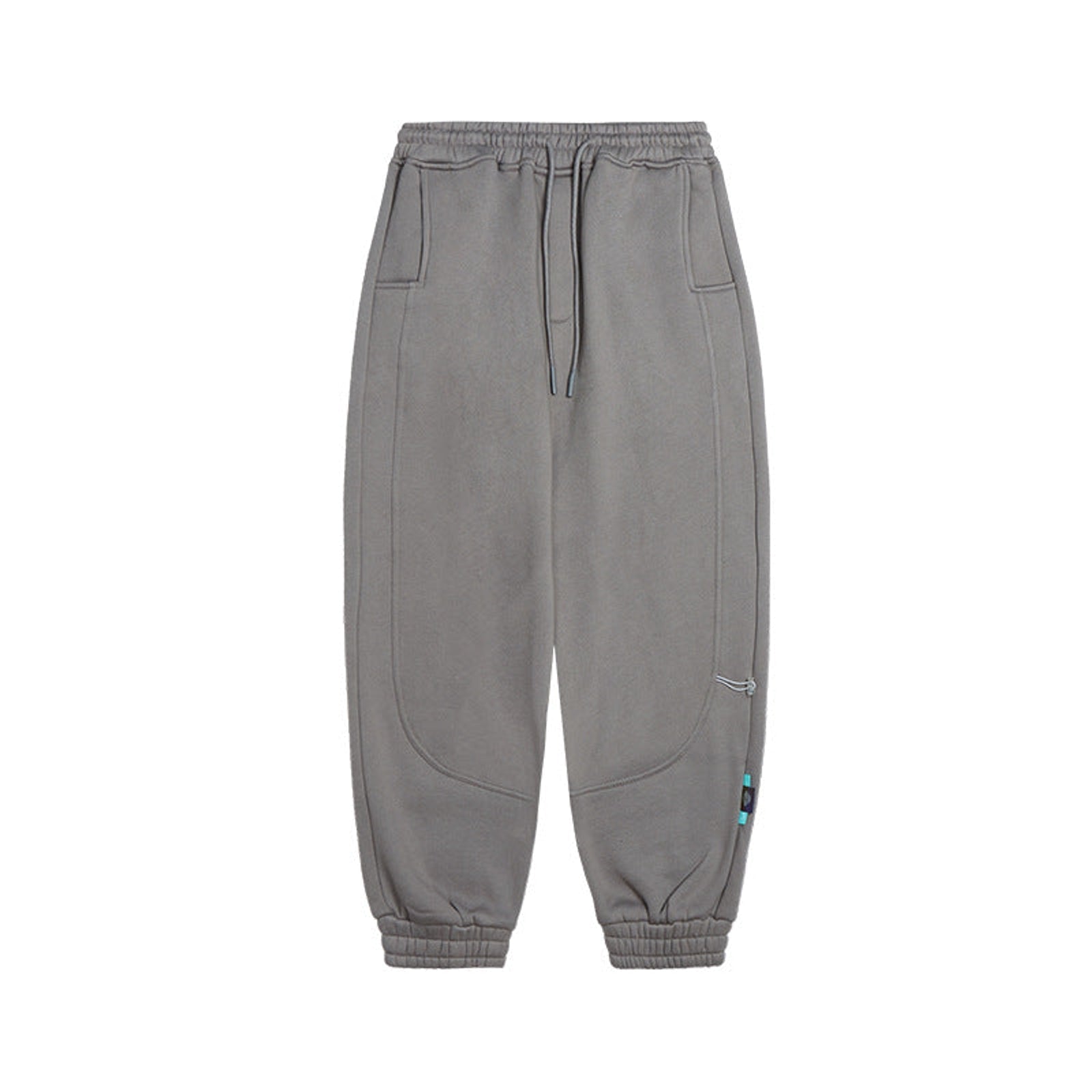 Fleece-Lined Tapered Sweatpants - Medium Gray