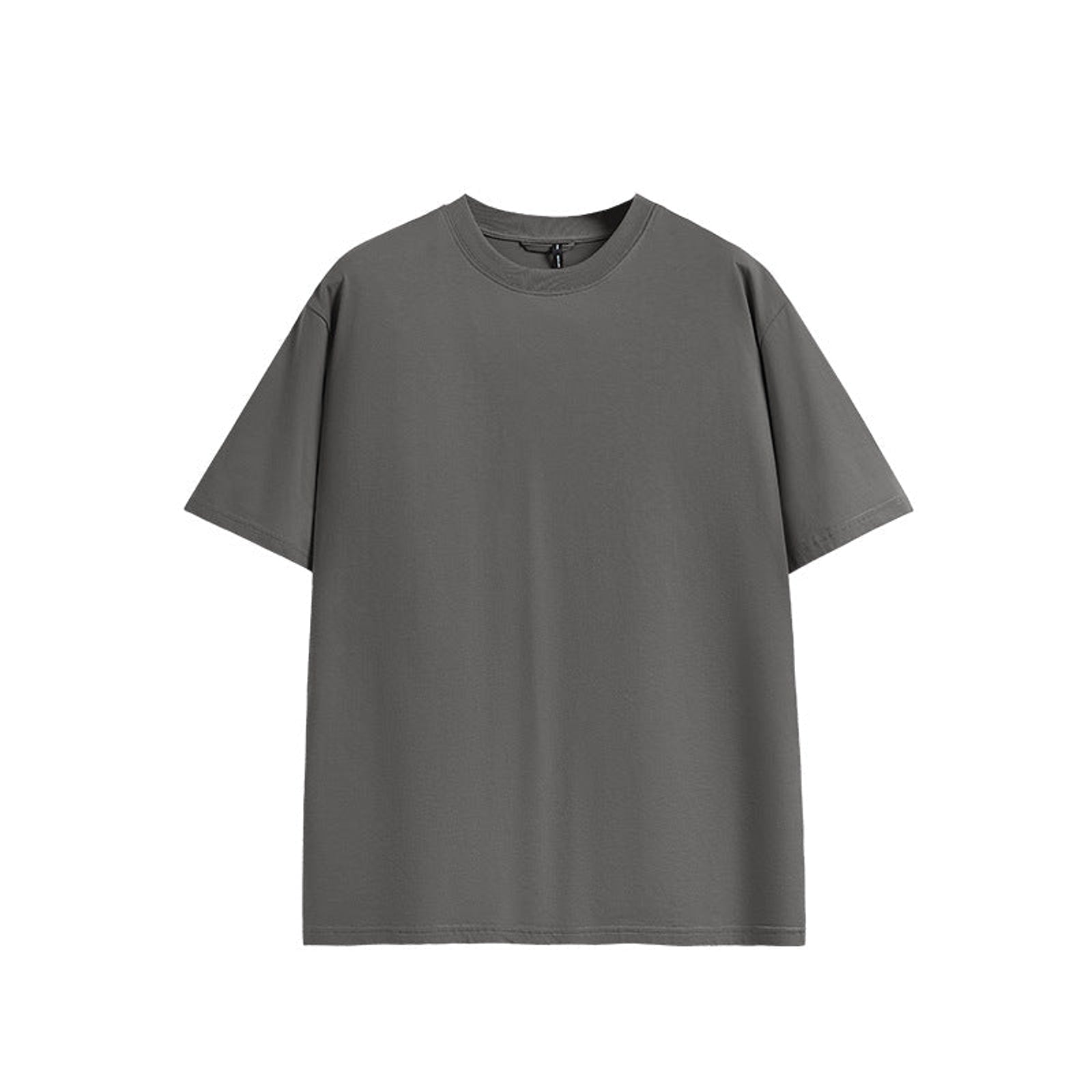 Men's Heavyweight Cotton-Blend T-Shirt - Gray