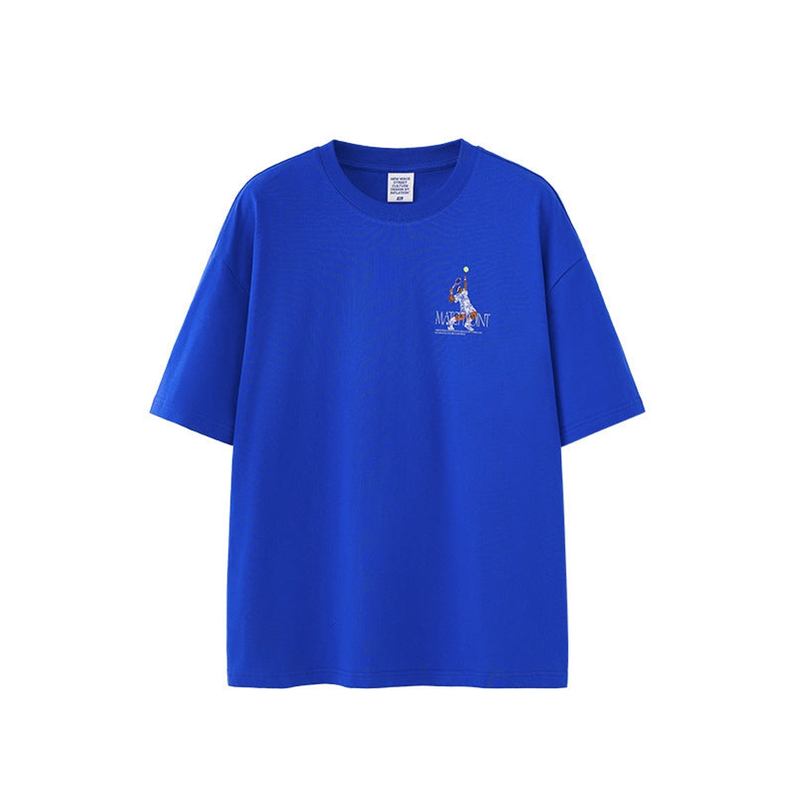 mens short short sleeve t shirts - Blue