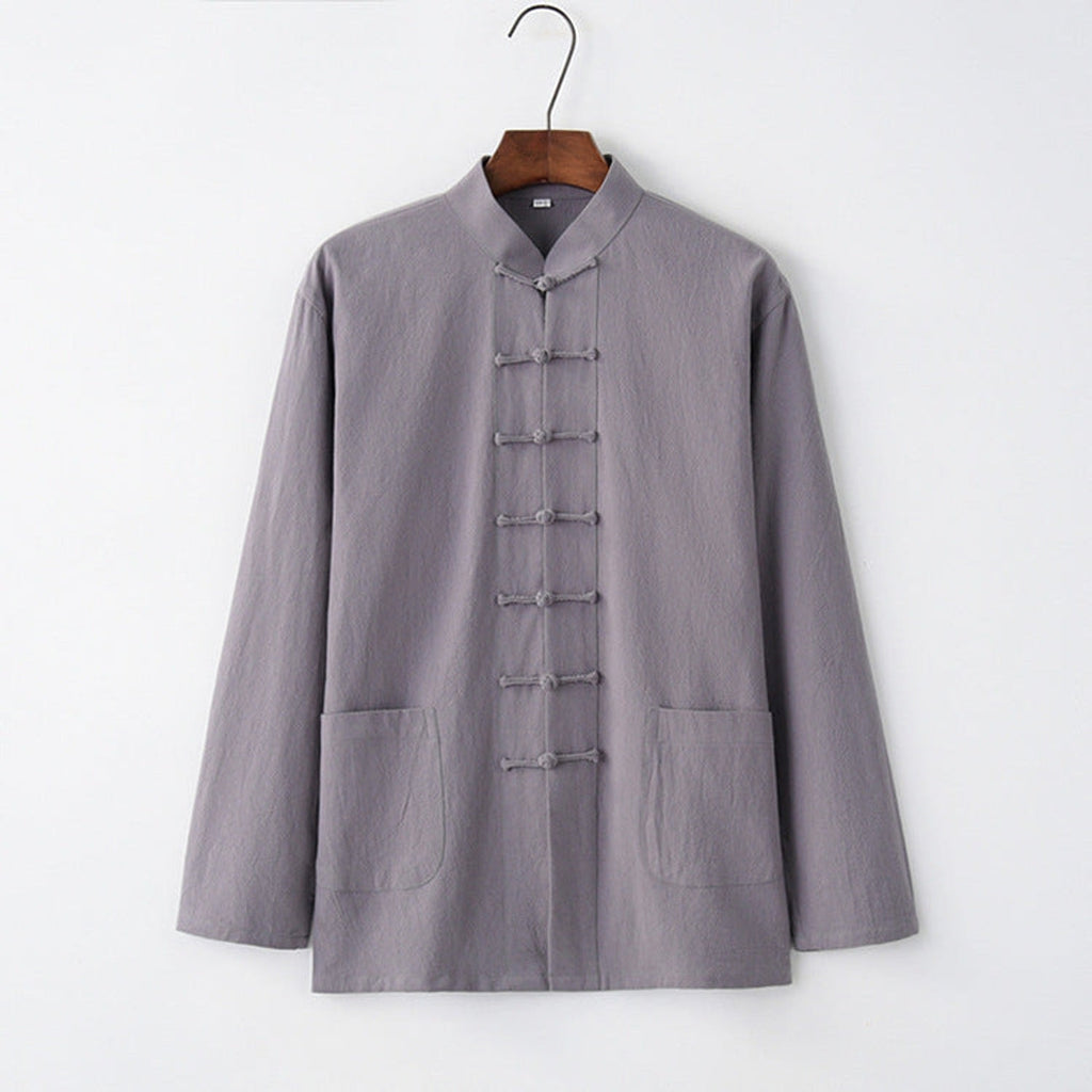 Long-Sleeve Shirt Linen Overshirt product detail