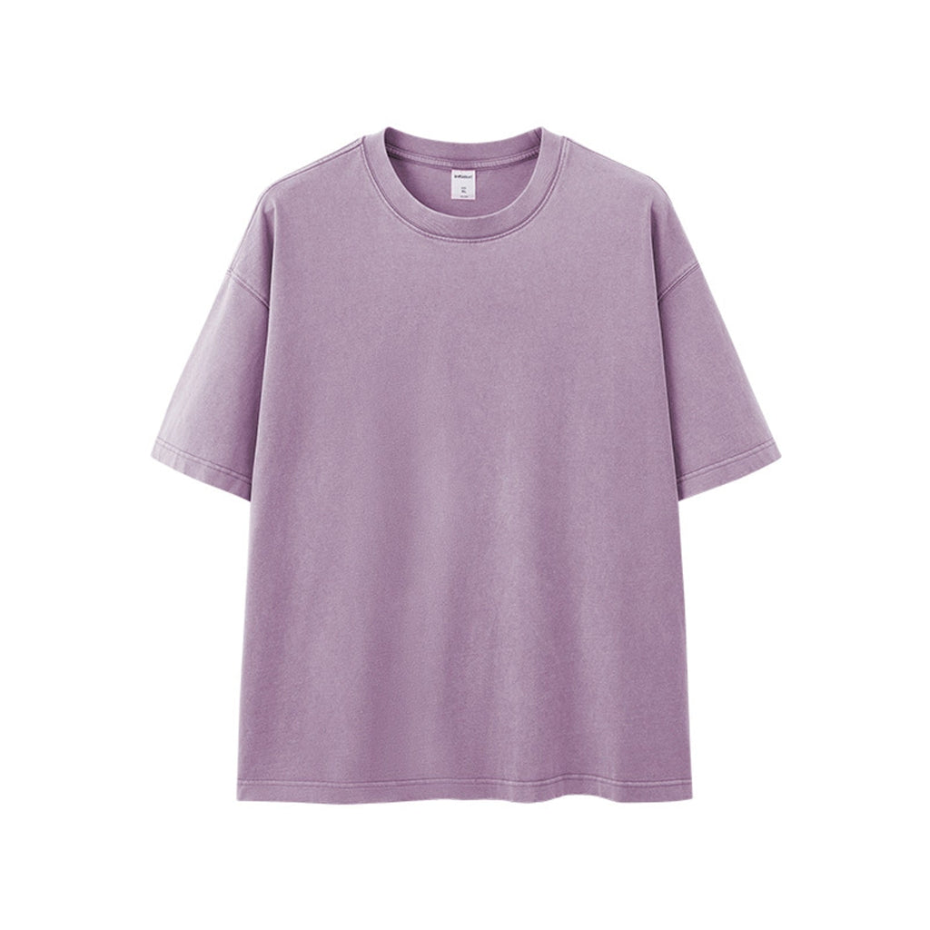Heavyweight Cotton T-Shirt - Purple