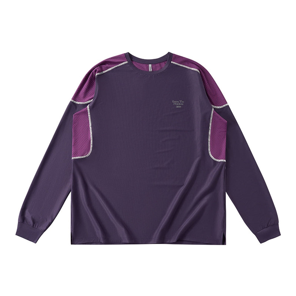 Cooling Quick-Dry Long-Sleeve T-Shirt - Purple