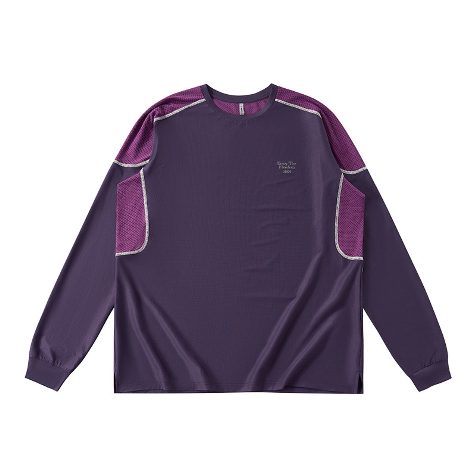 Cooling Quick-Dry Long-Sleeve T-Shirt - Purple