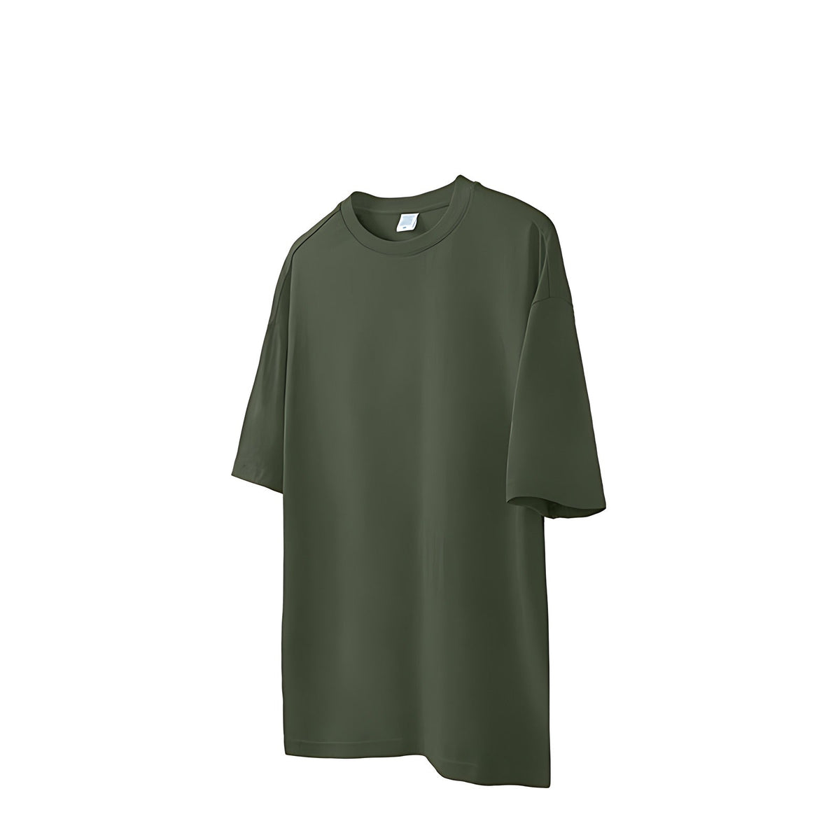 Heavyweight Cotton T-Shirt - Olive Green