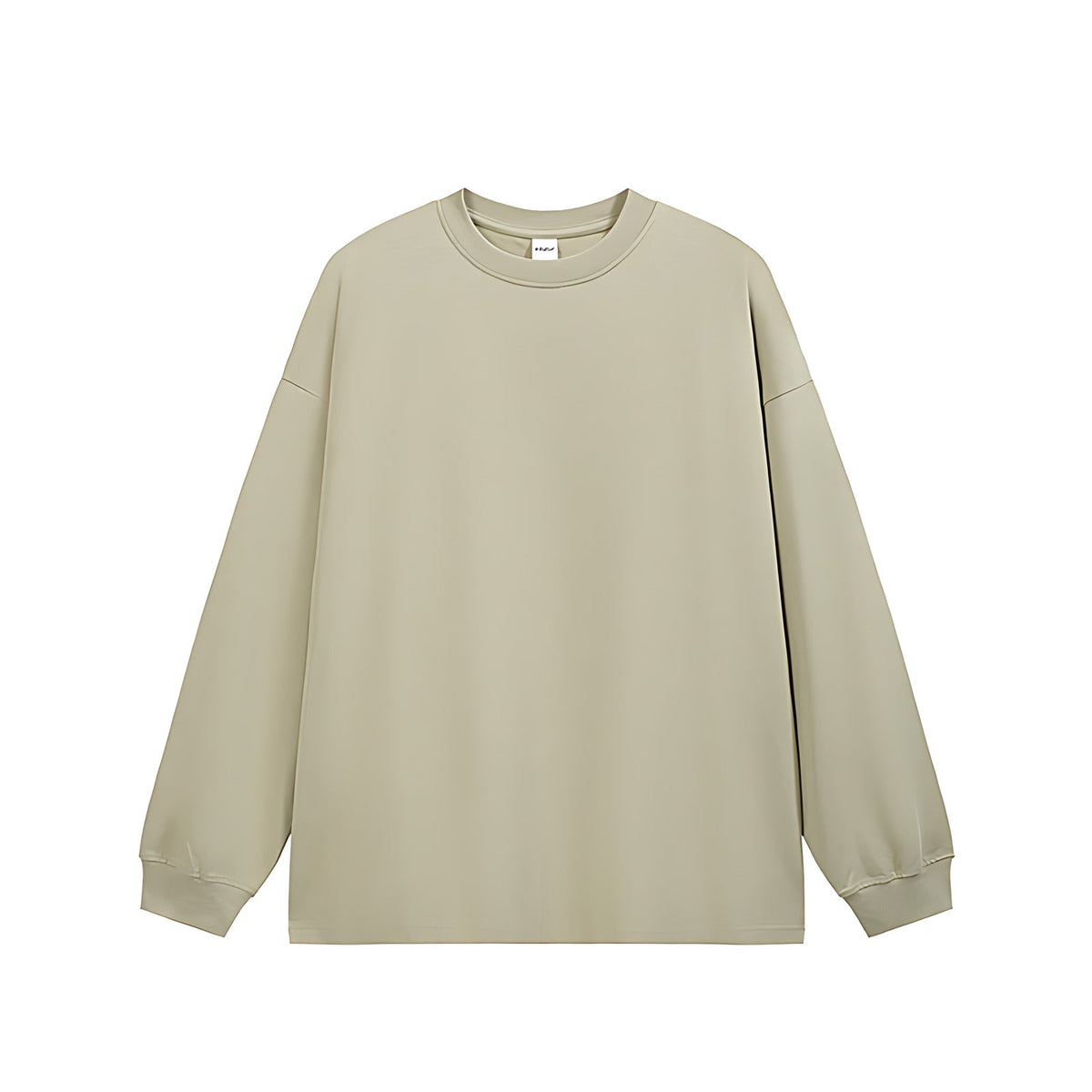 Heavyweight Long-Sleeve T-Shirt - Heavyweight T-Shirt - Beige