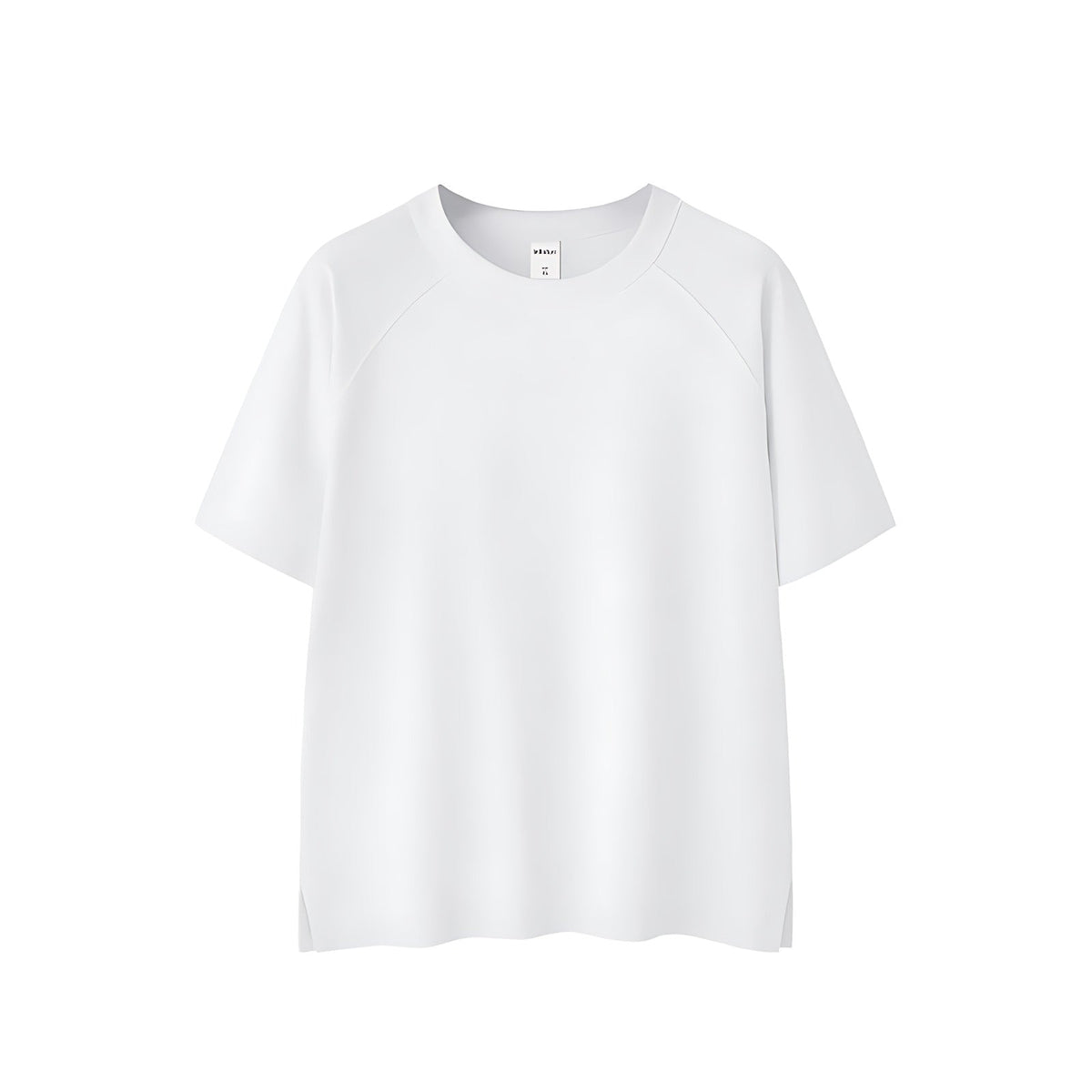 Heavyweight Raglan Cotton T-Shirt - White