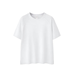Heavyweight Raglan Cotton T-Shirt - White