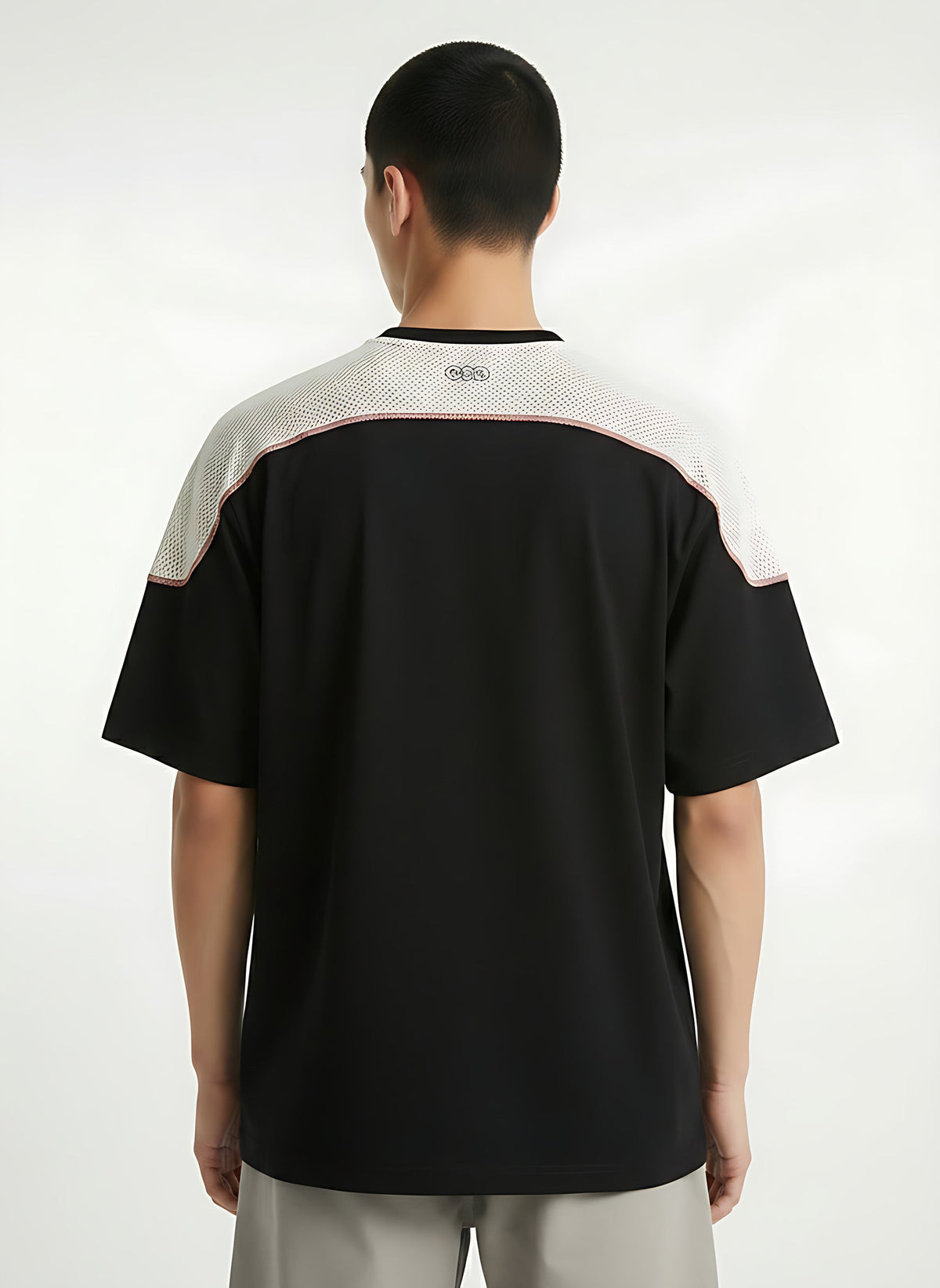 Quick-Dry Cooling Performance T-Shirt on model - Black - back