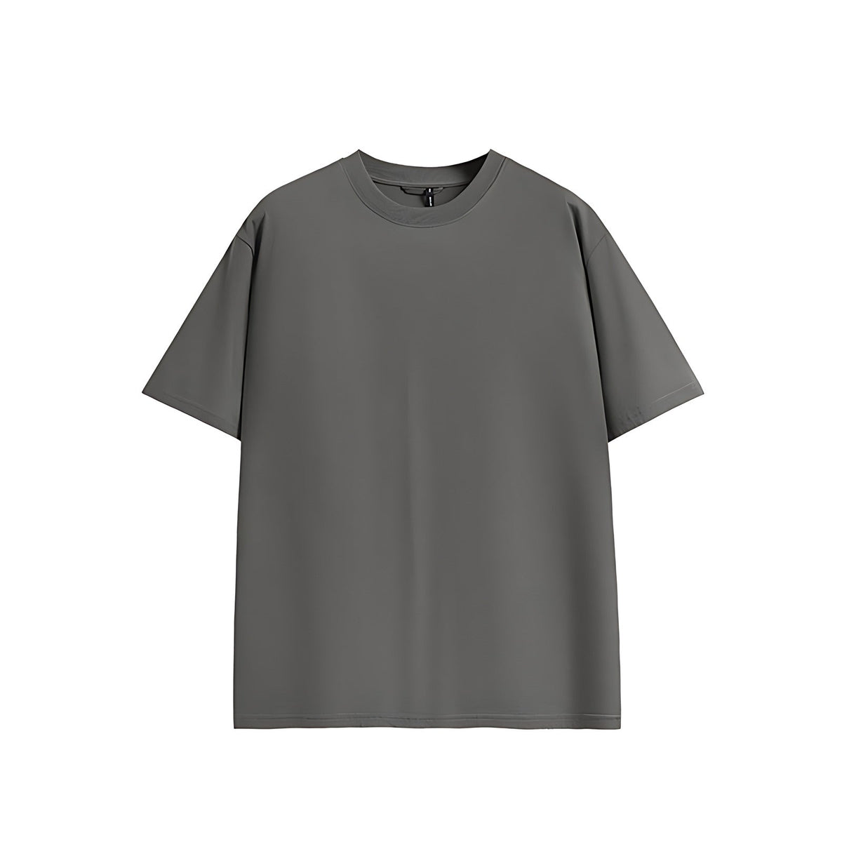 Men's Heavyweight Cotton-Blend T-Shirt - Gray