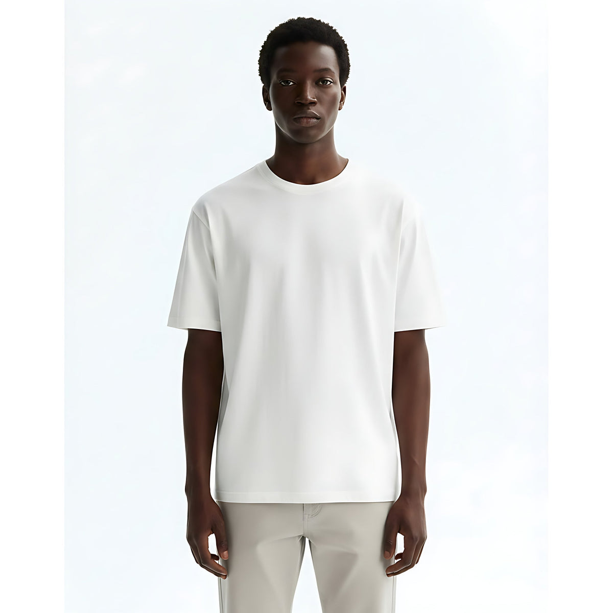 Heavyweight Cooling T-Shirt on model - front view