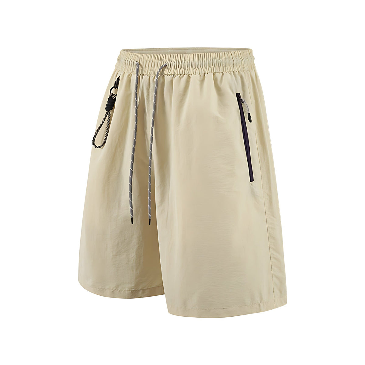 Stretch Nylon Shorts - Stretch Shorts 100% Nylon - Khaki
