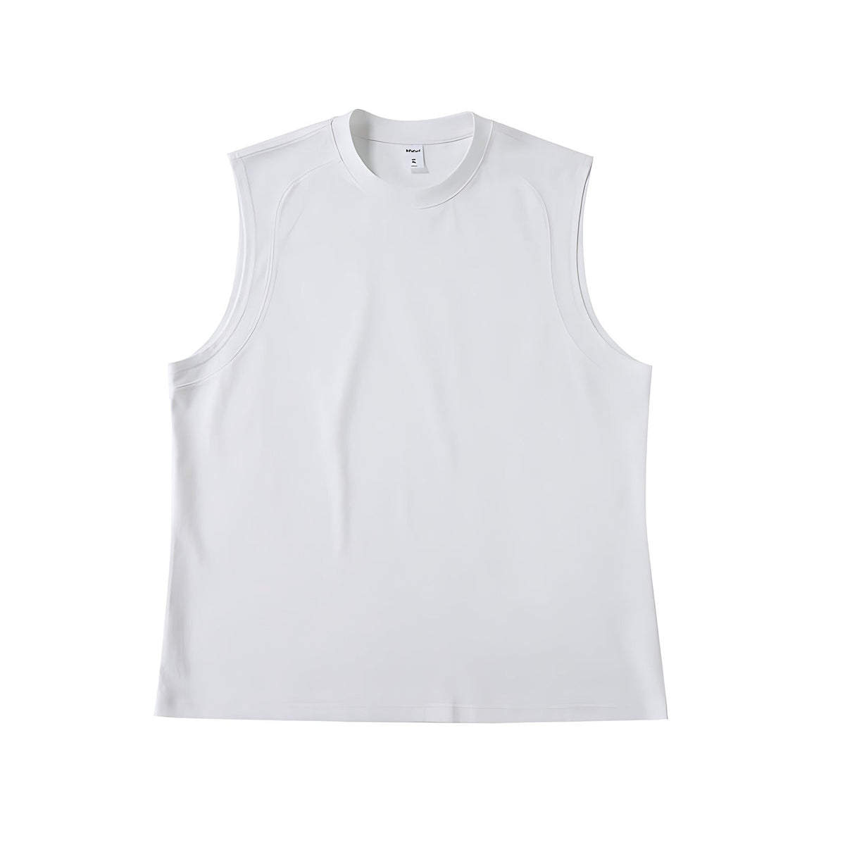 Sorona Cooling Tank Top - Cooling Cotton-Blend T-Shirt - White