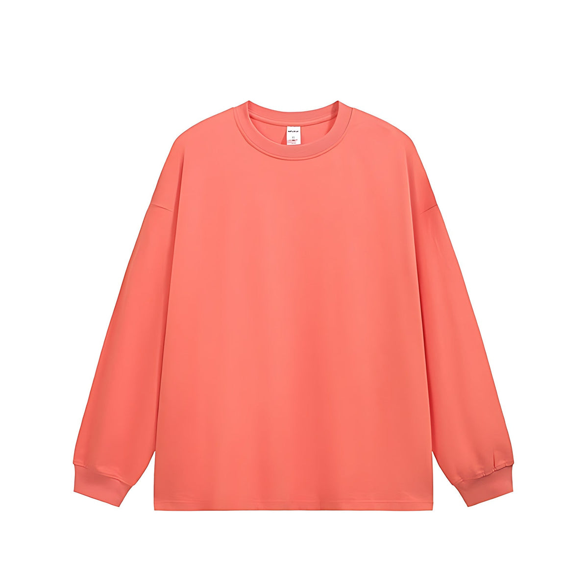 Heavyweight Long-Sleeve T-Shirt - Heavyweight T-Shirt - Red