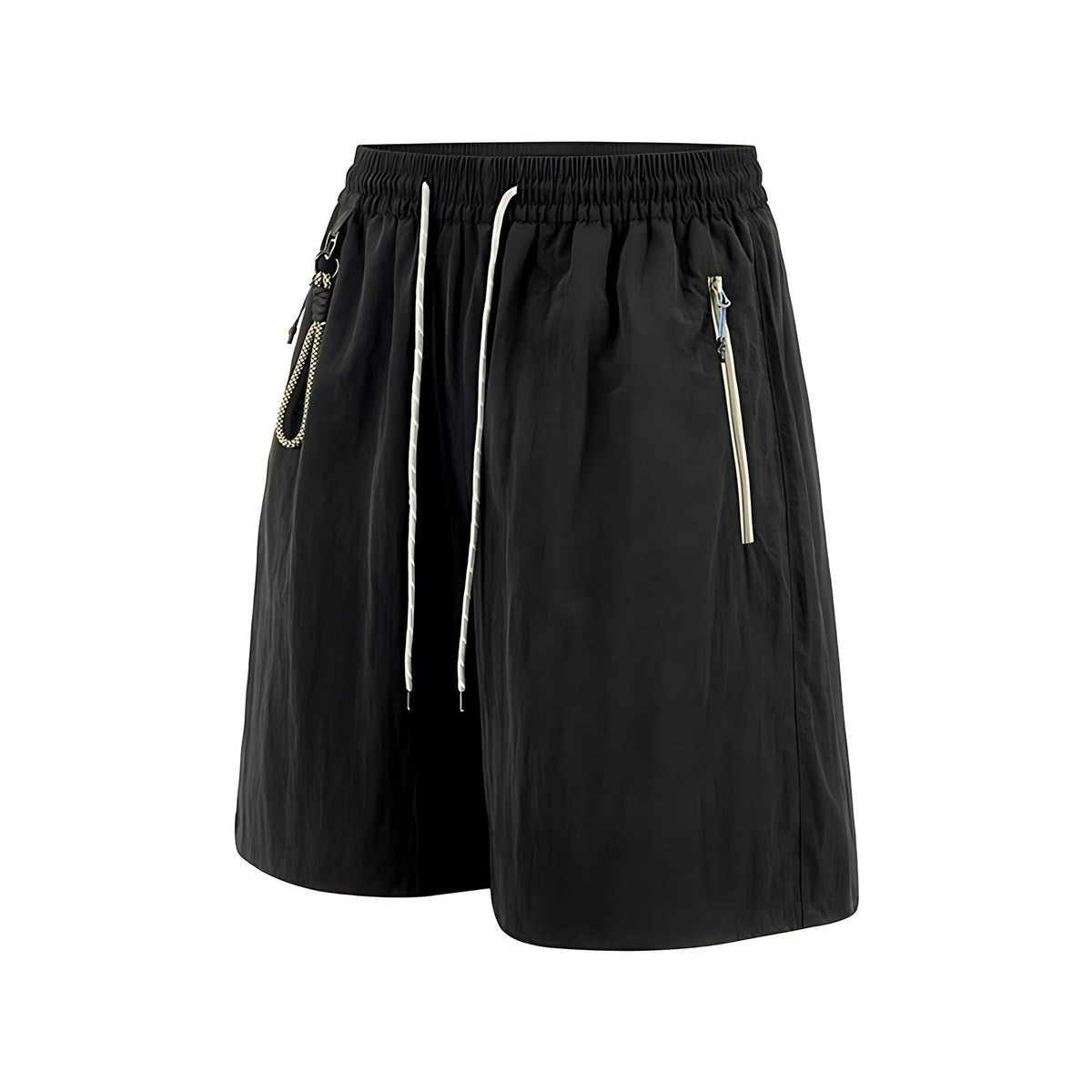 Stretch Nylon Shorts - Stretch Shorts 100% Nylon - Black
