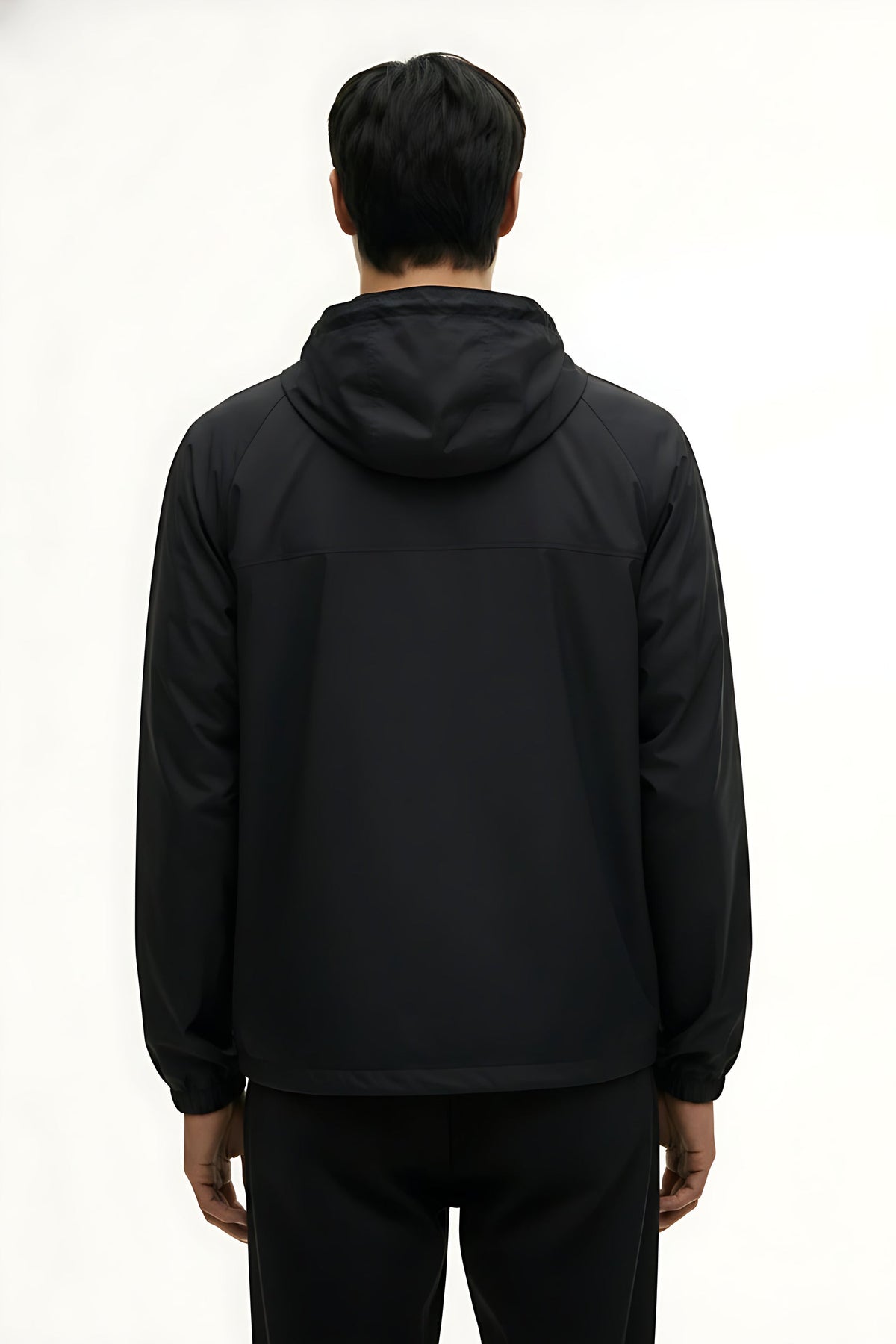 Outdoor Jacket Polyester-Blend on model - Black - back