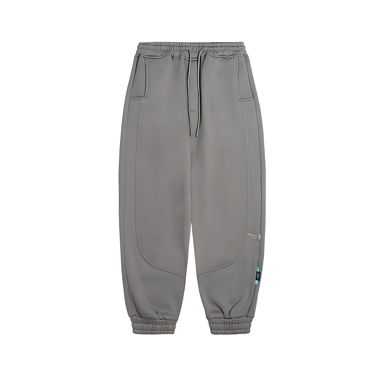 Fleece-Lined Tapered Sweatpants - Medium Gray