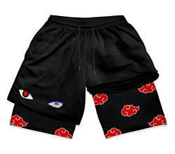Akatsuki Eyes Gym Shorts - Sk 055