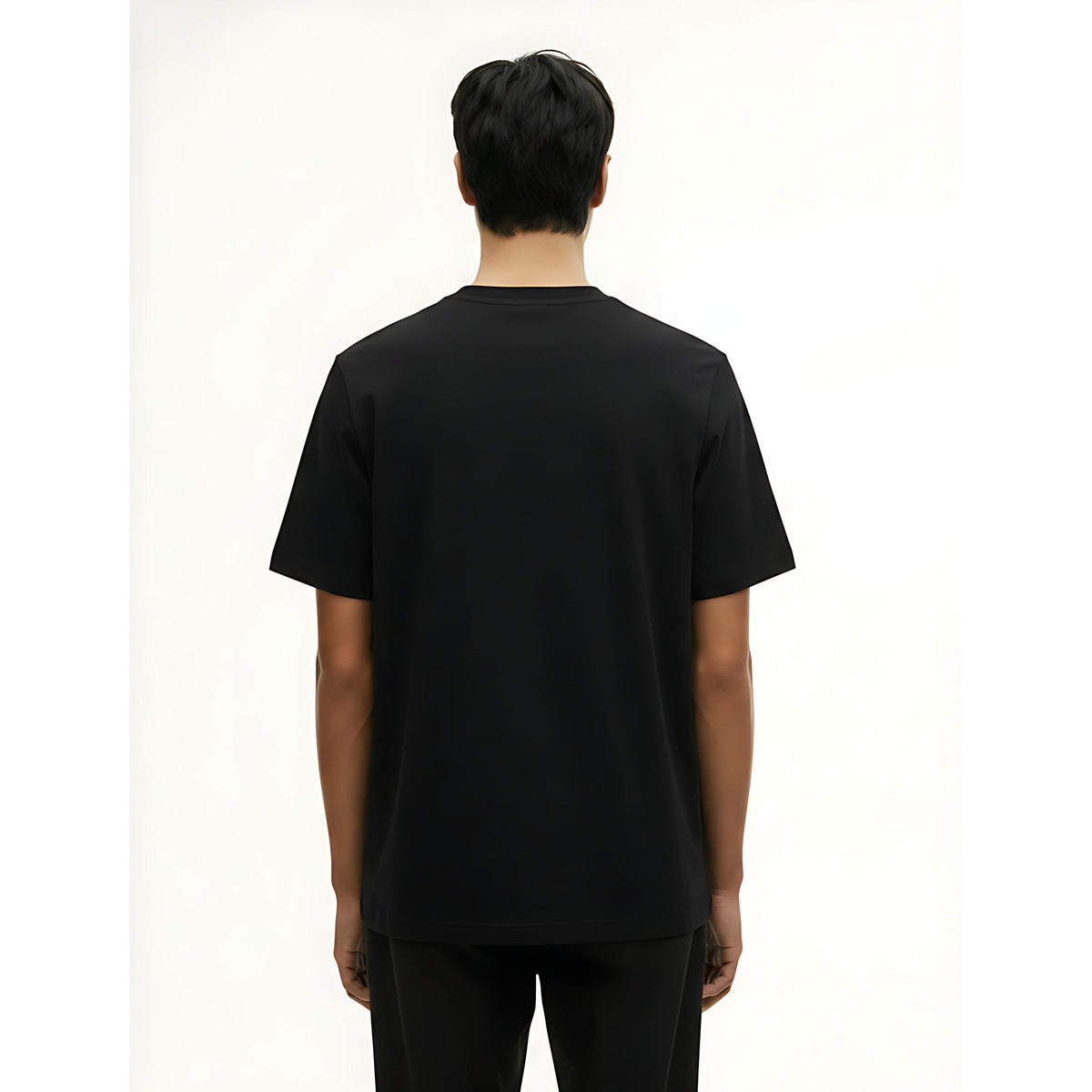 Moisture-Wicking T-Shirt on model - Black - back