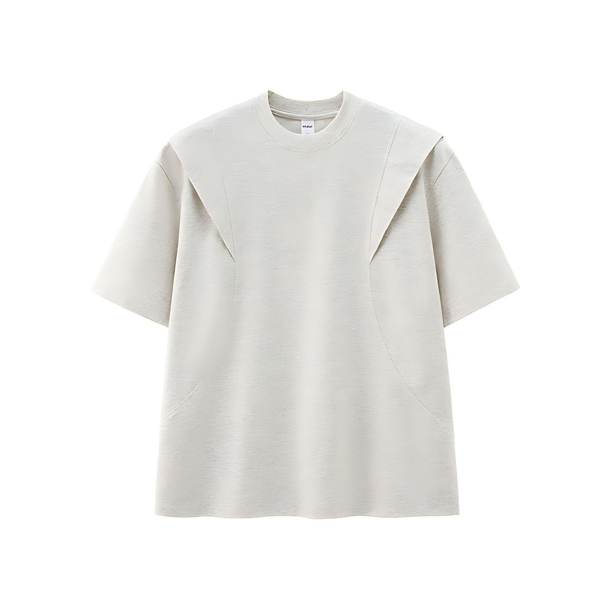 Heavyweight Cool-Touch Patchwork T-Shirt - Flower Ash