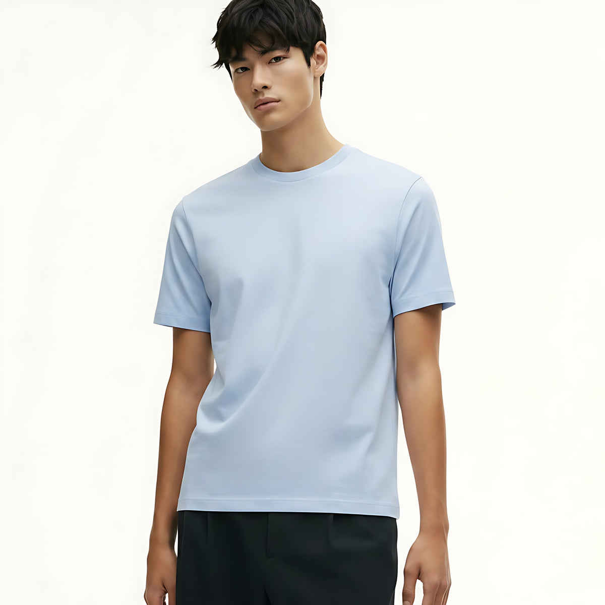 Cooling Quick-Dry T-Shirt on model - Blue - detail
