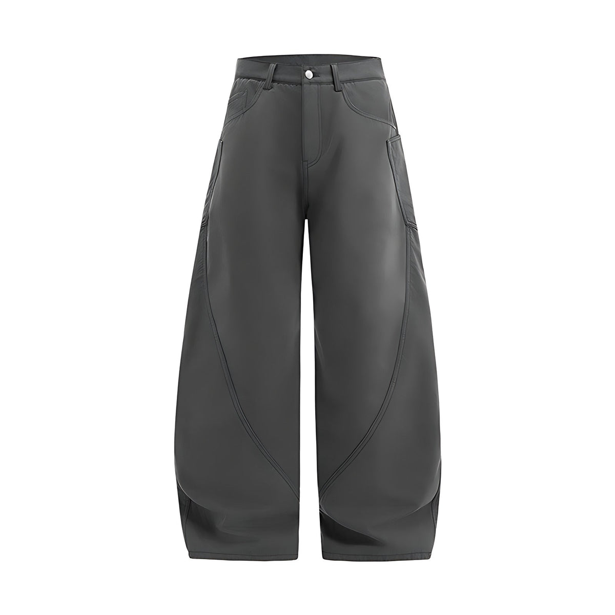 100% Cotton Stretch Pants - Gray 2